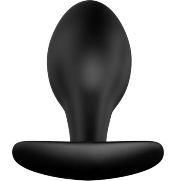Pretty love plug anal silicona ancla 8.5 cm negro