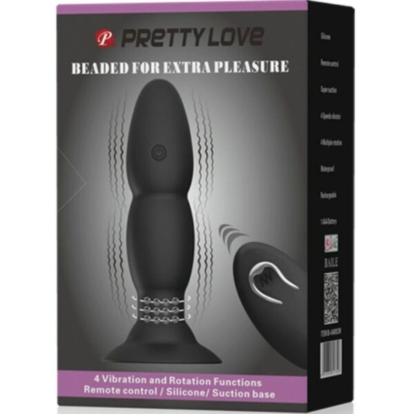 Pretty love plug vibrador y rotaci?n por control remoto