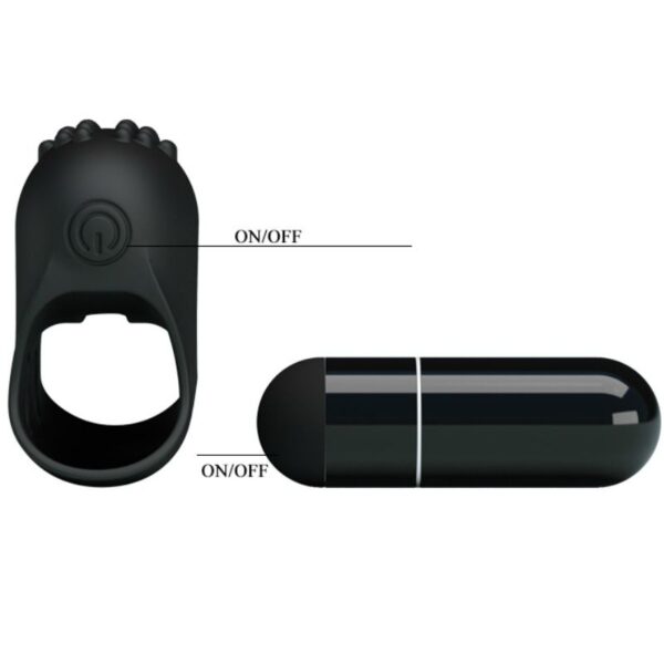 Pretty love flirtation - dedal con vibracion steward negro