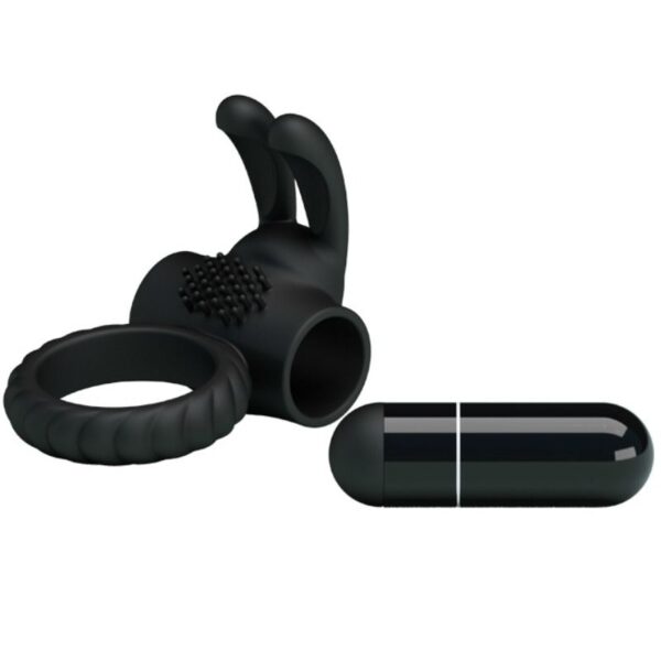 Pretty love eudora anillo vibrador con estimulador