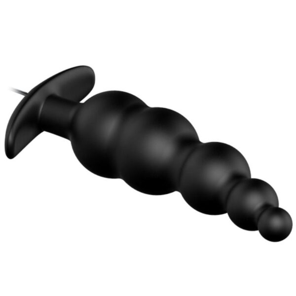 Pretty love plug anal silicona estimulacion extra y 12 modos vibracion - negro