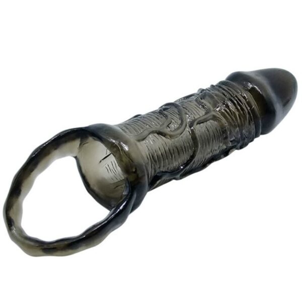 Baile funda extensora pene con strap para testiculos 11.5 cm