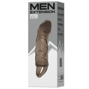 Baile funda extensora pene con strap para testiculos 13.5 cm