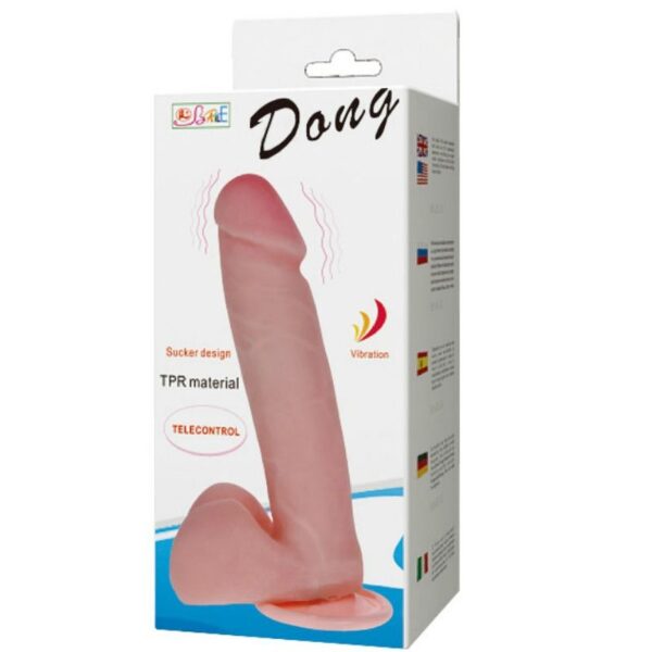 Baile dildo realistico con vibracion 20 cm