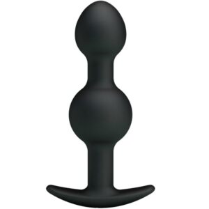 Pretty love - bolas anales silicona estimulacion especial 10.3 cm - negro