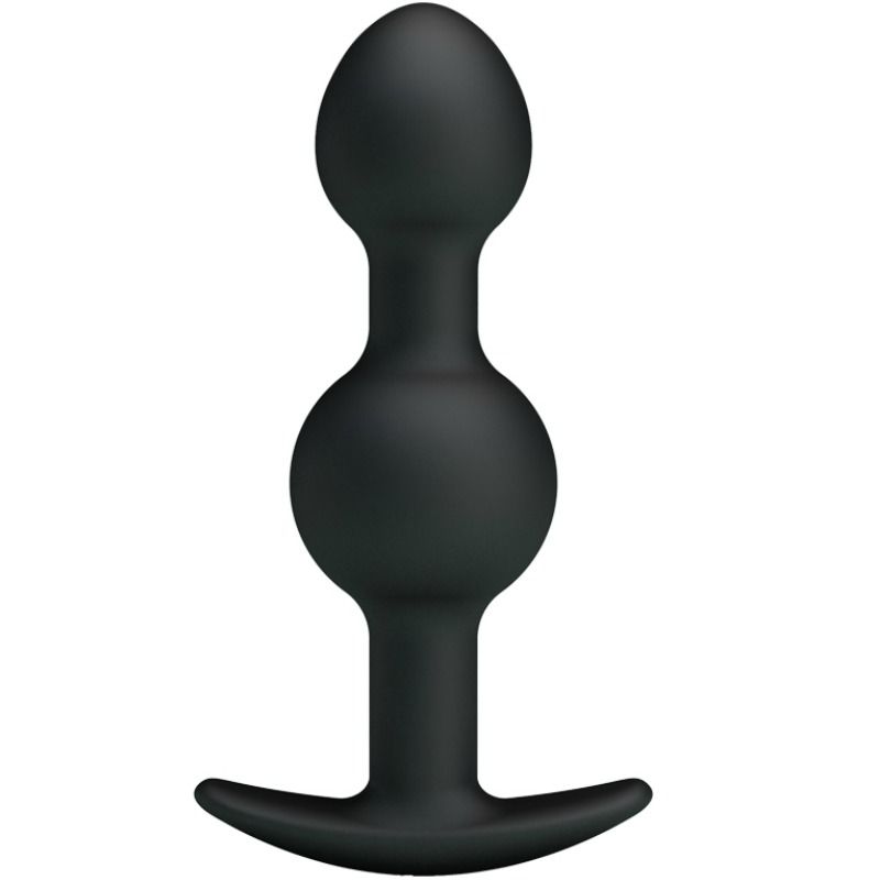 Pretty love - bolas anales silicona estimulacion especial 10.3 cm - negro