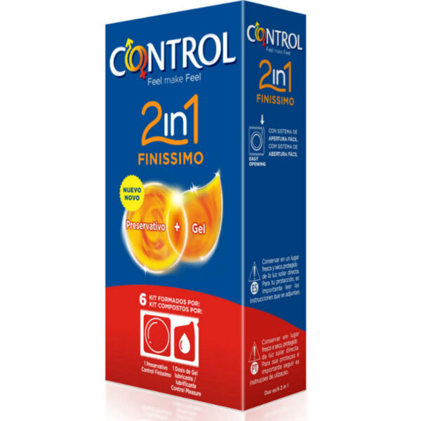 Control duo finisimo + lubricante 6 unidades