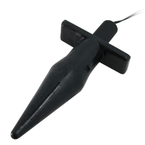 Baile butt plug anal con vibracion - negro