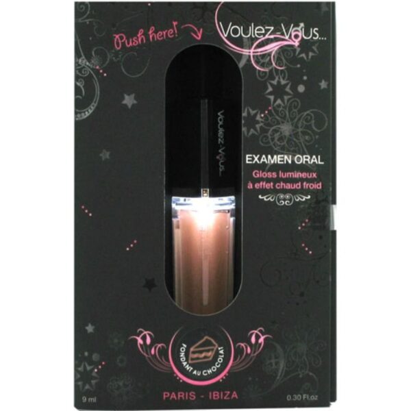 Voulez vous labial calor-frio fondant de chocolate