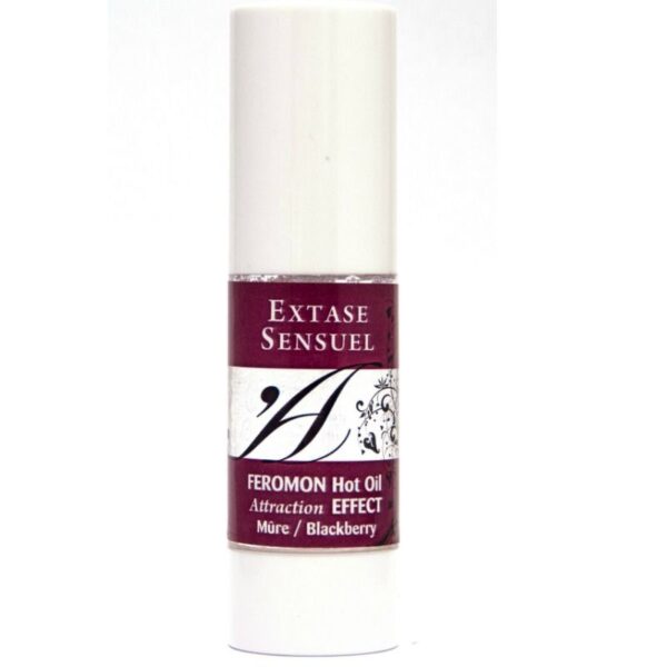 Extase sensual - aceite masaje efecto calor con feromonas mora 30 ml