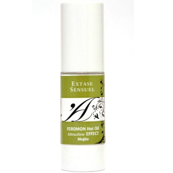 Extase sensual - aceite masaje efecto calor con feromonas mojito 30 ml