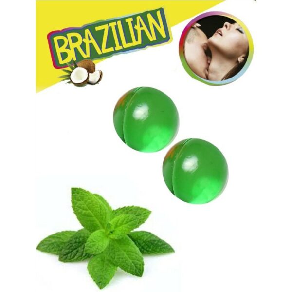 Brazilian balls  menta set  2 bolas