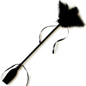 Secret play fusta&pluma negro