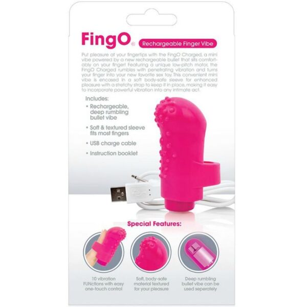 Screaming o dedal recargable fing o rosa