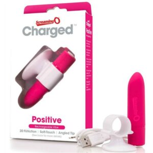 Screaming o masajeador recargable - positive - rosa