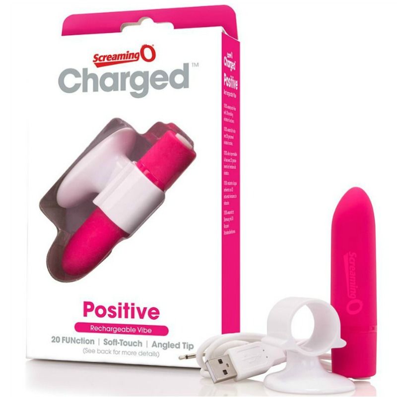 Screaming o masajeador recargable - positive - rosa