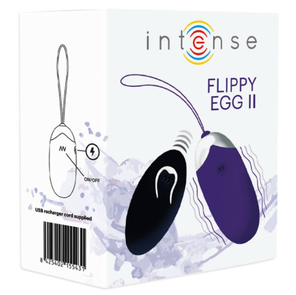 Intense flippy ii huevo recargable remoto lila