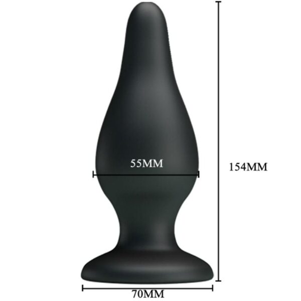 Pretty love  bottom - plug ergonomico silicona 15.4 cm