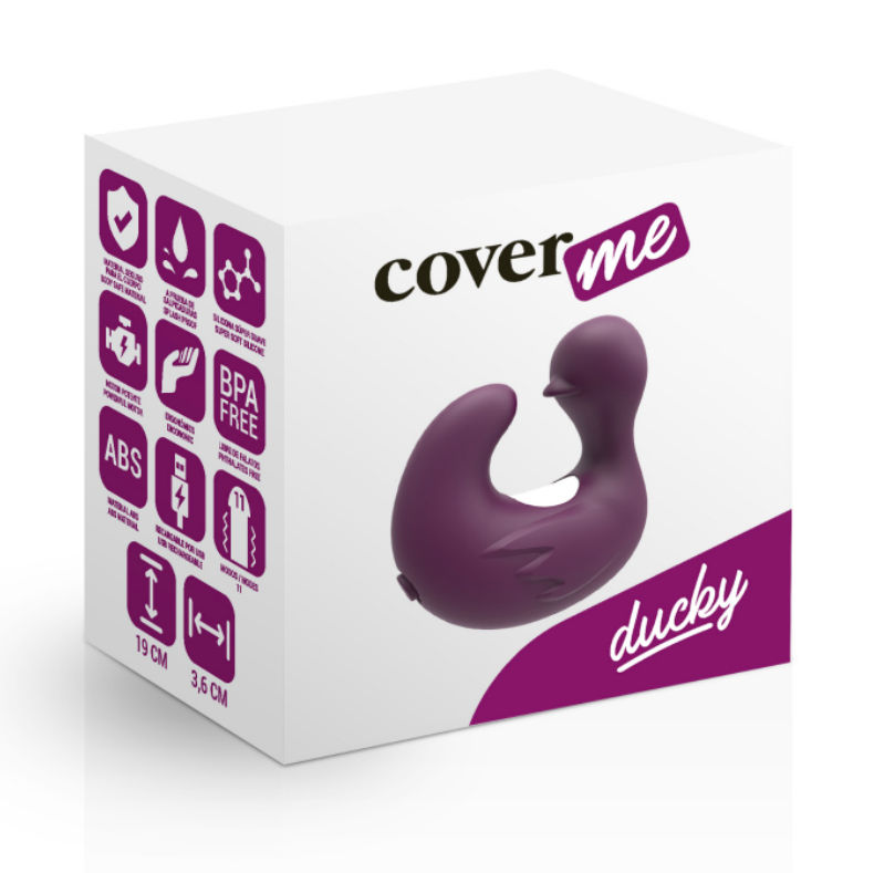 Coverme dedal estimulador de silicona recargable ducky
