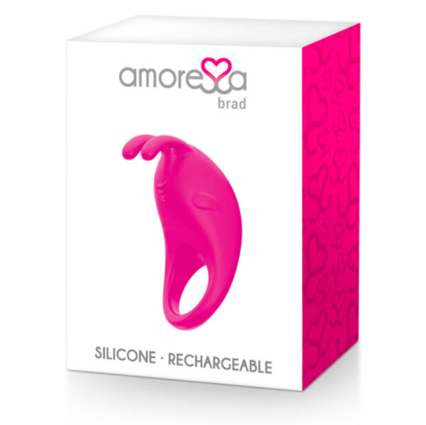 Amoressa brad premium silicone recargable rosa
