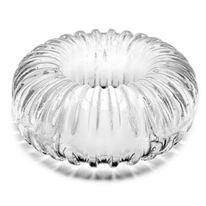 Perfect fit ribbed anillo transparente