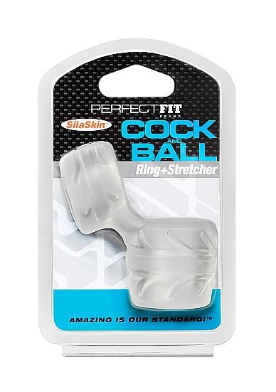 Perfect fit silaskin cock & ball transparente