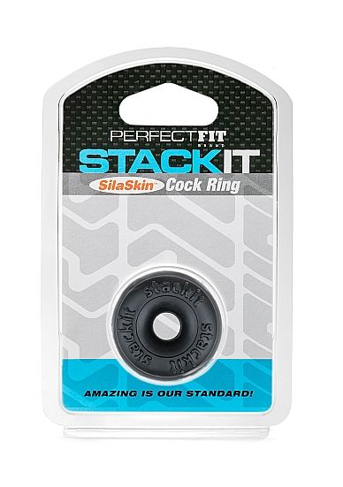 Perfectfit stack it anillo negro