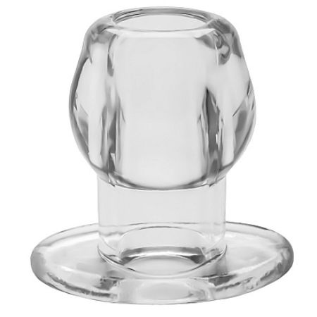 Perfect fit plug tunnel silicona transparente l