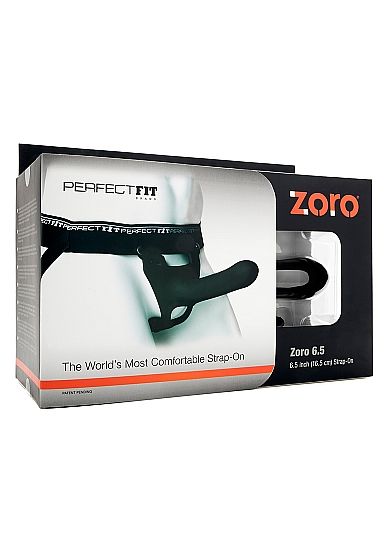 Perfect fit zoro pene silicona 16,5 cm con arn?s negro
