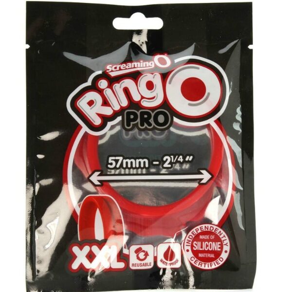 Screaming o - anillo pene y testiculos ring o xxl - rojo