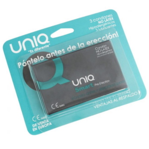 Uniq smart pre-erecci?n preservativo sin latex  3uds