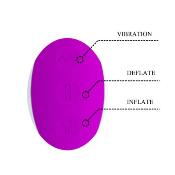Pretty love dempsey vibrador hinchable recargable