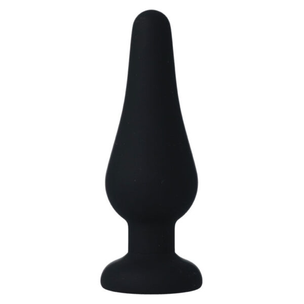 Intense anal plug pipo m silicone negro 11.5cm