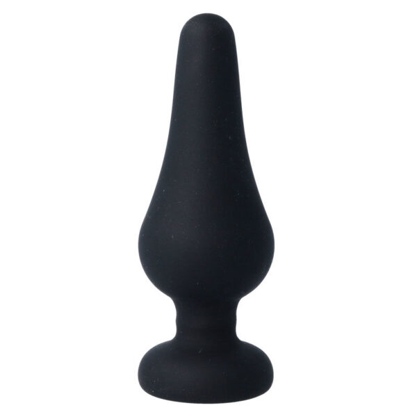 Intense anal plug pipo l silicone negro 13.5 cm