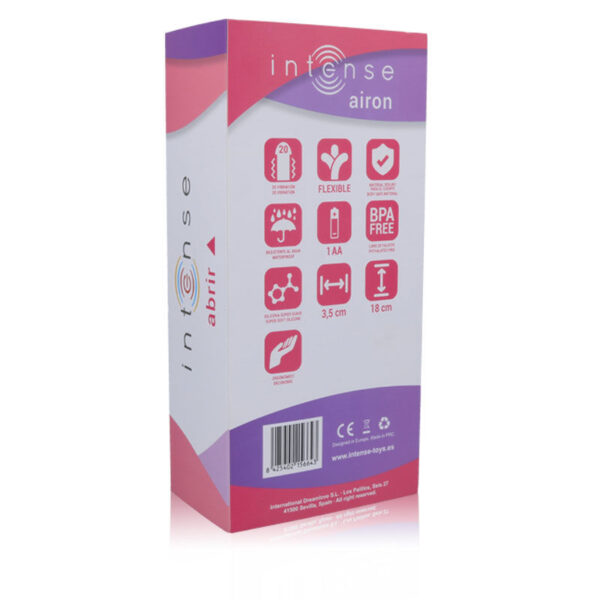 Intense airon 20 speeds silicone rosa