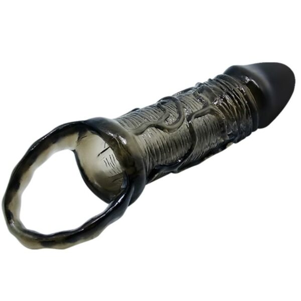 Baile funda extensora pene con strap para testiculos 13.5 cm