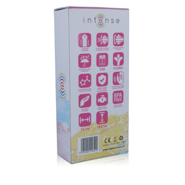 Intense susy vibrador oscilante silicon rabbit rosa