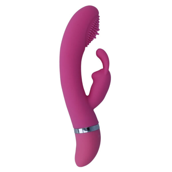 Intense susy vibrador oscilante silicon rabbit rosa