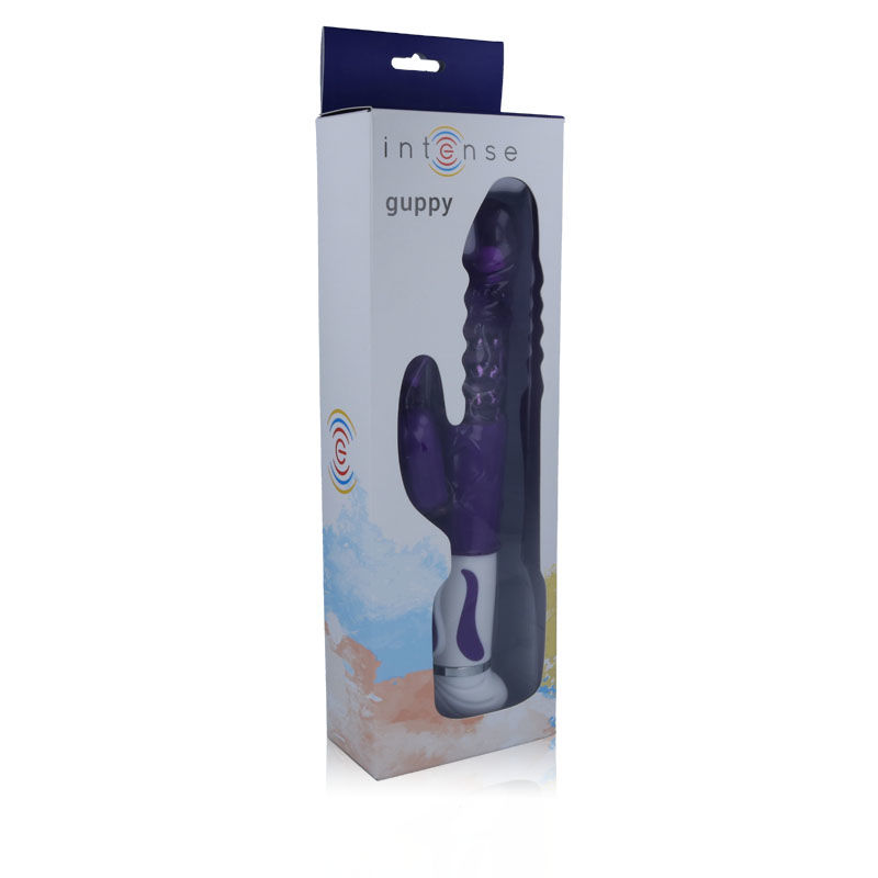 Intense guppy vibrador rotador lila
