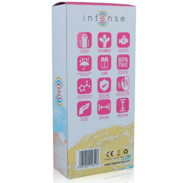 Intense hilari vibrador rosa silicon luxe
