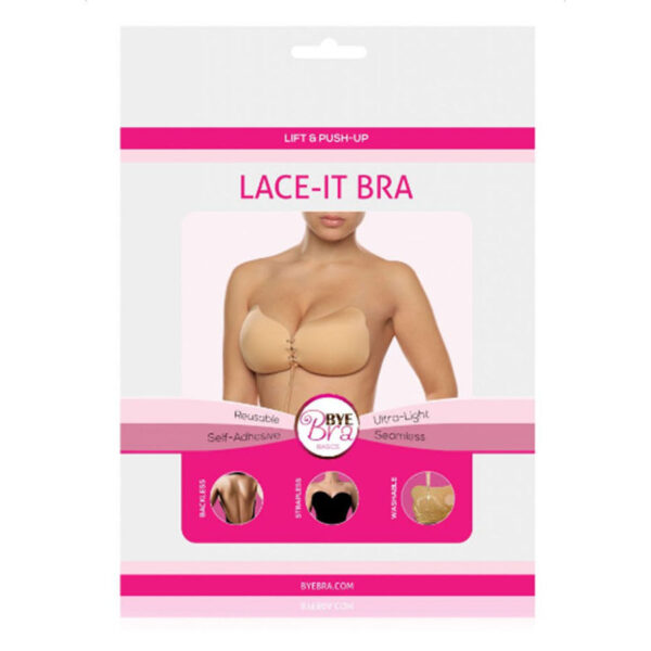 Byebra lace-it realzador push-up cup a negro