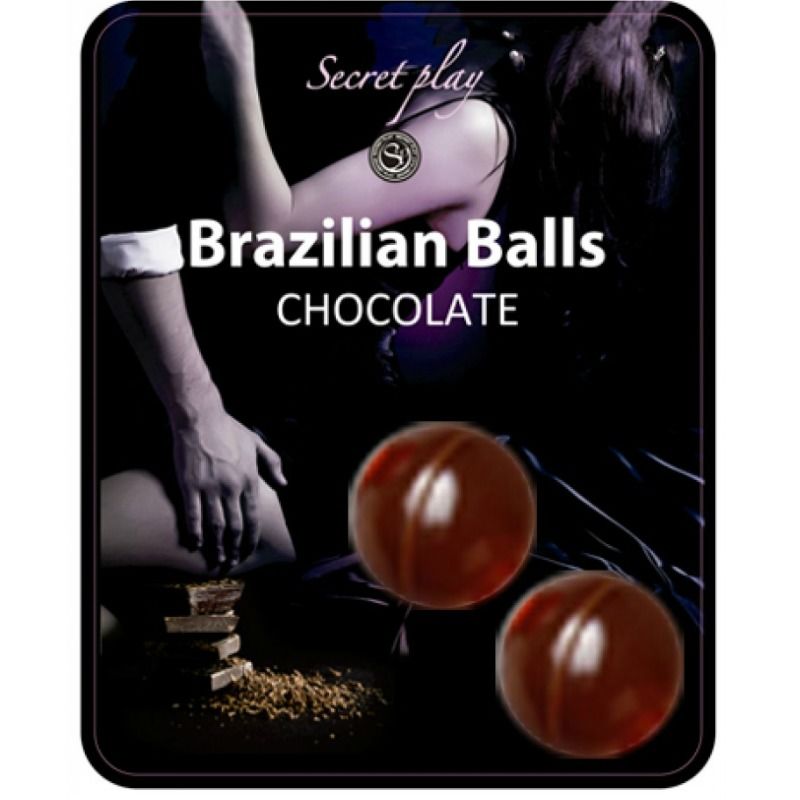 Secretplay brazilian balls chocolate set 2 bolas