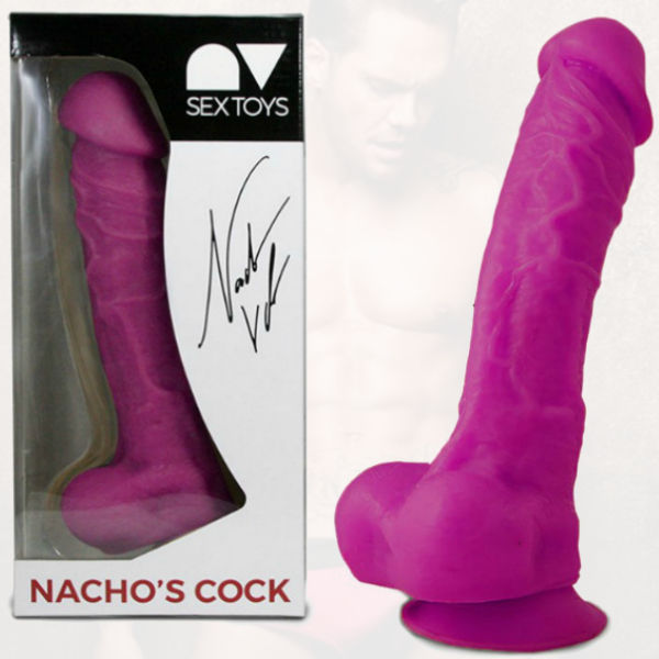 Replica pene nacho vidal 24cm rosa