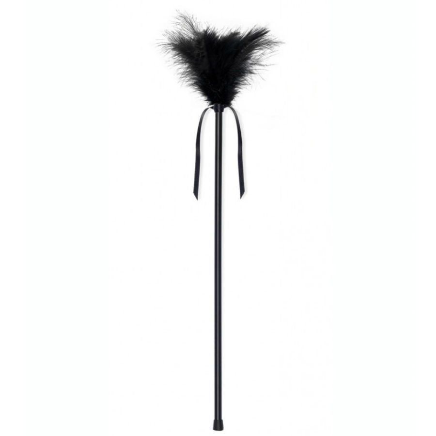 Secretplay plumero plumas negro 40cm