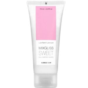 Mixgliss lubricante base agua sabor a chicle 70 ml