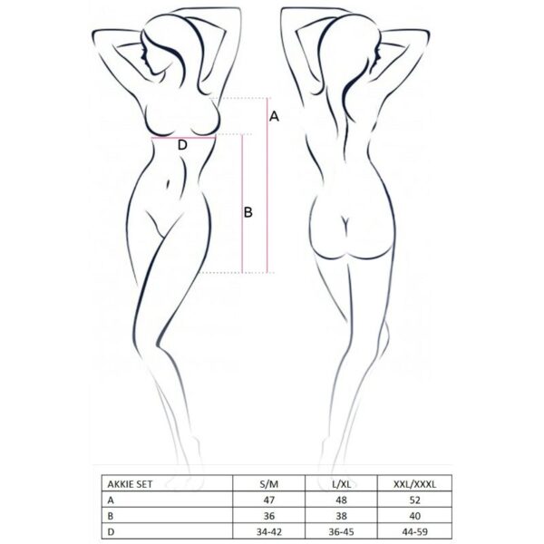 Passion woman akkie set disfraz enfermera s/m