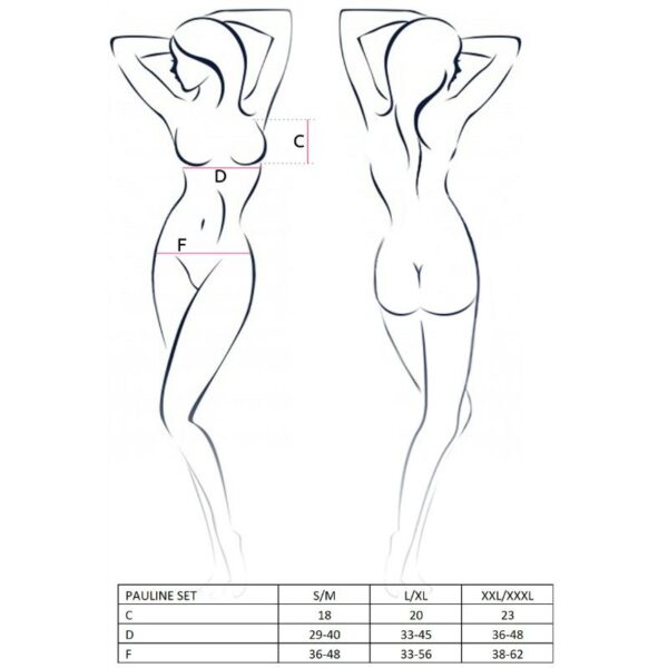 Passion woman pauline set 3 piezas talla l/xl