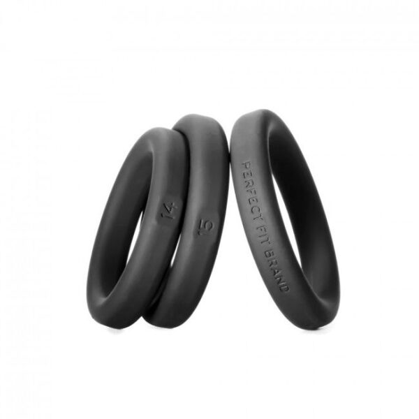 Perfect fit xact fit kit 3 anillos de silicona - 3.5 cm, 3.8 cm y 4 cm