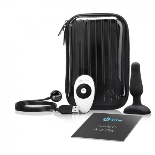 B-vibe novice control remoto anal plug negro