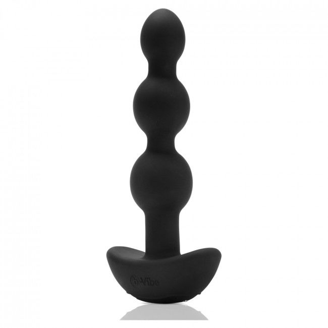 B-vibe -triplet anal control remoto beads negro